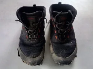 Mangel an Barfußschuhe
