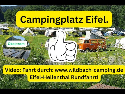 Wildbach Camping Hellenthal Erfahrungsbericht. 1