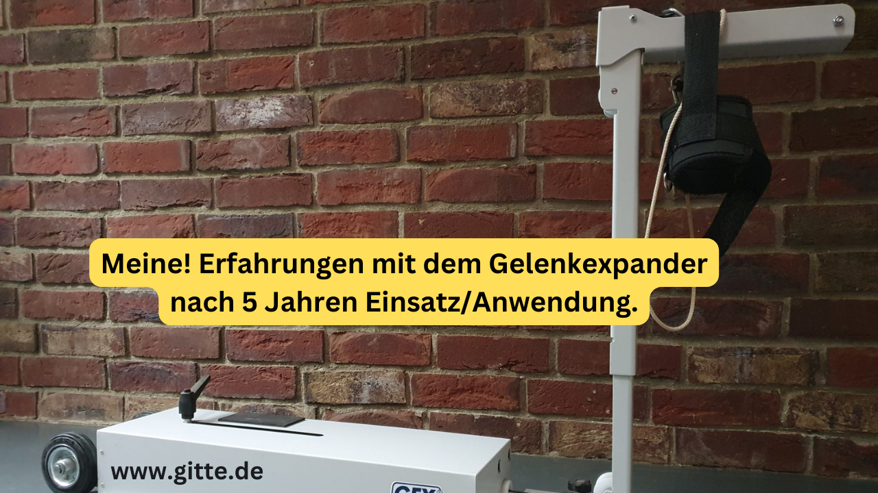 Meine! Erfahrungen mit dem Gelenkexpander nach 5 Jahren Einsatz Anwendung.