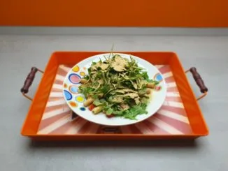 Dinkelvollkornnudeln mit Rucola