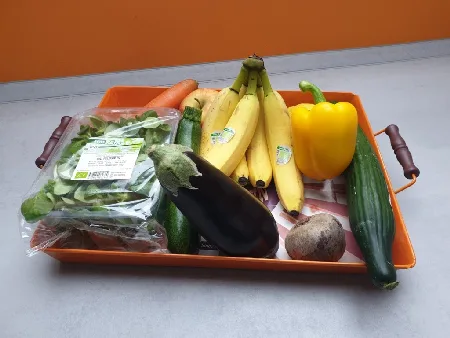 Ernährung mit viel Obst und Gemüse