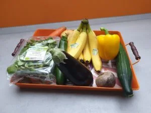 Ernährung mit viel Obst und Gemüse