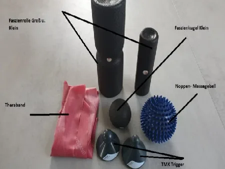 Faszien Training Utensilien