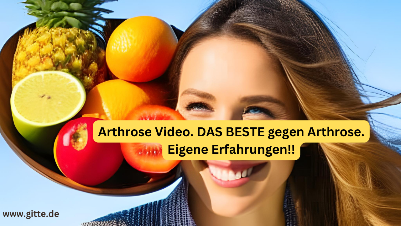 Arthrose Video. DAS BESTE gegen Arthrose. Eigene Erfahrungen!!