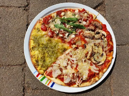 1. Vegane Pizza Selbst gemacht 1 Vegane Pizza selbst gemacht