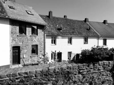 Ortschaft Reifferscheid - Haus mit Strasse