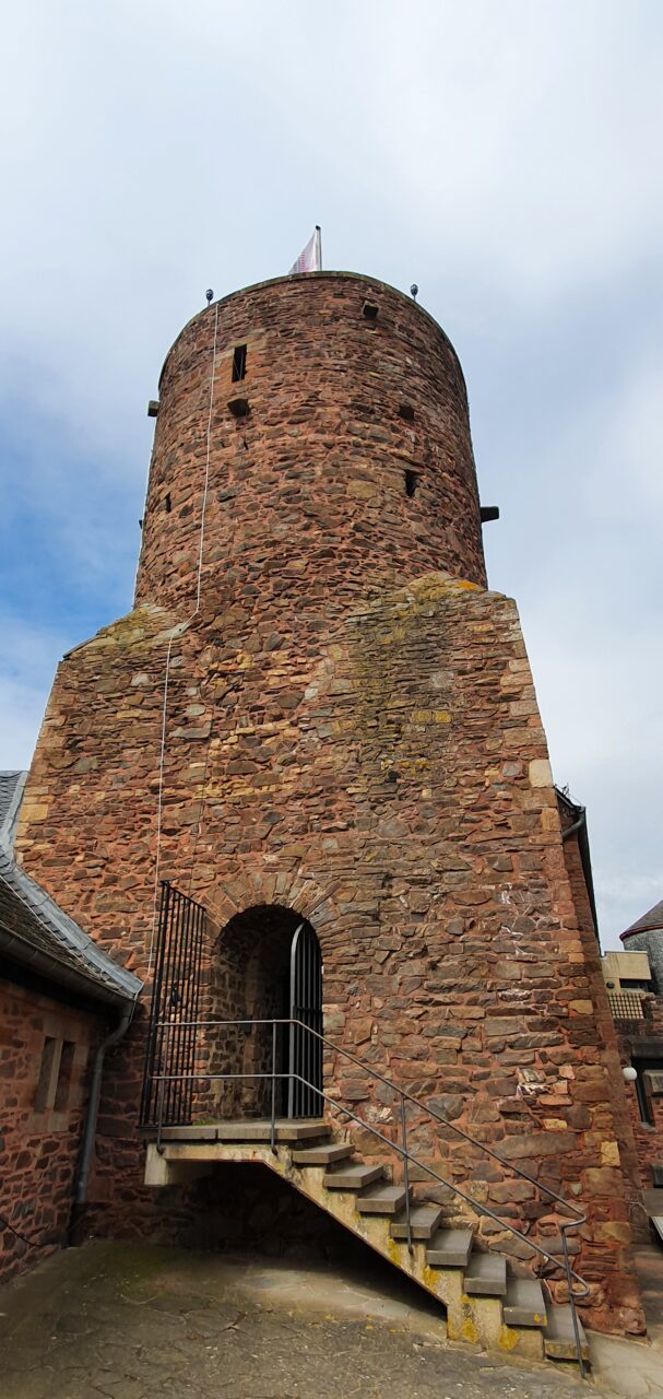 Burg Turm Burg Hengebach Heimbach Eifel