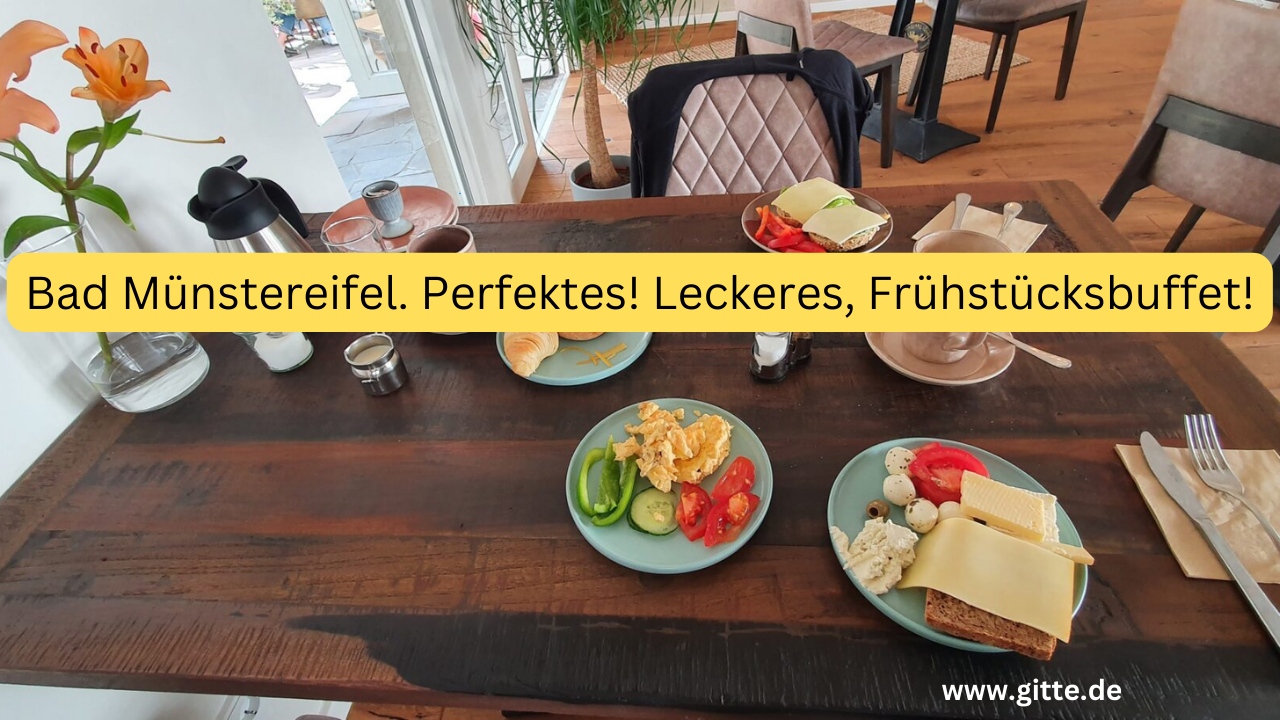 Bad Münstereifel. Perfektes! Leckeres, Frühstücksbuffet!