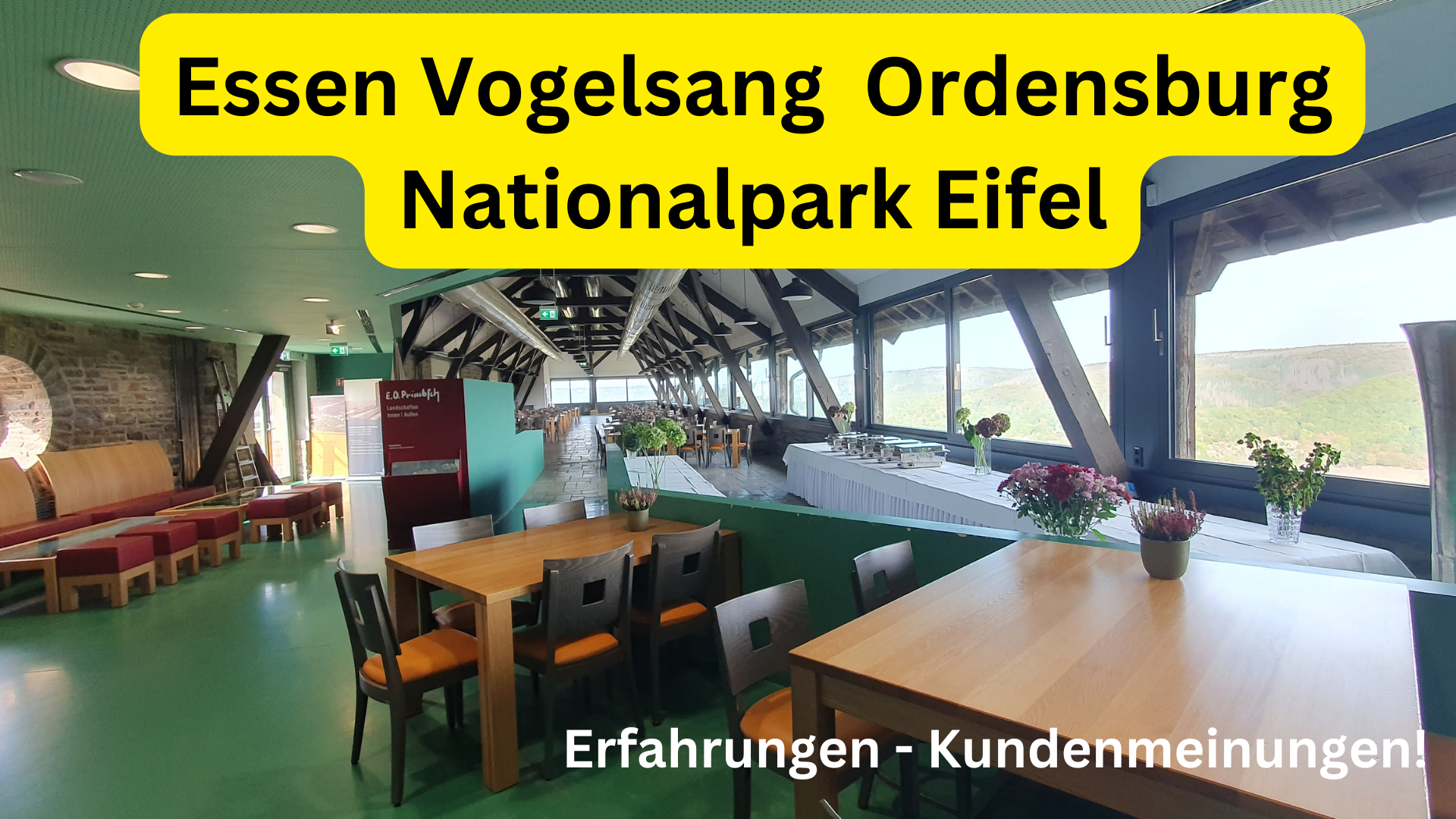 Essen Restaurant Vogelsang Ordensburg Nationalpark Eifel
