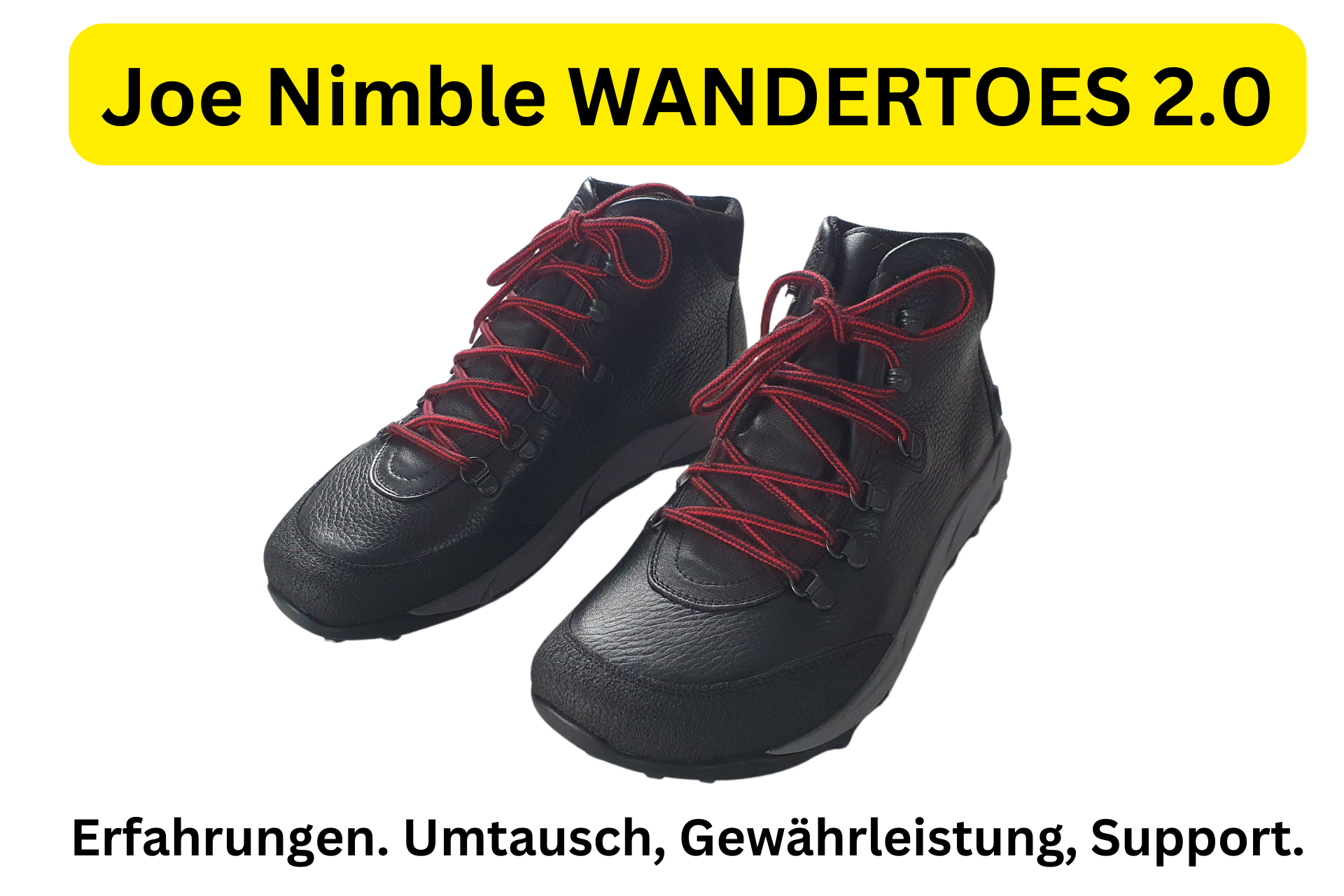 Joe Nimble WANDERTOES 2.0 Erfahrungen. Umtausch, Gewährleistung, Support.